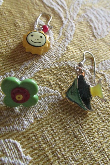 Conjunto variado de brincos