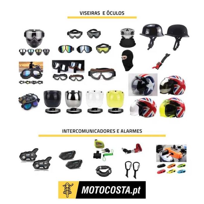 Promoção Acessórios e Equipamentos para Motociclismo - MOTOCOSTA