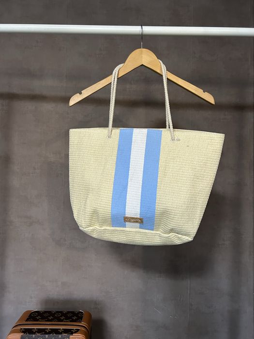 Сумка Clarins плетена