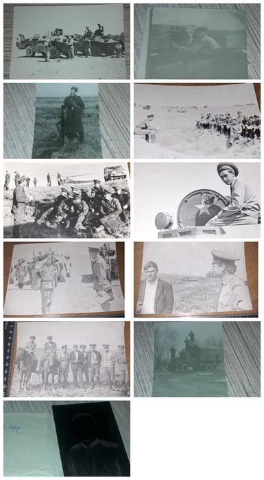 Фотокарточки Танкисты, Курсанты, САВО и ТуркВО 1940-50-70е