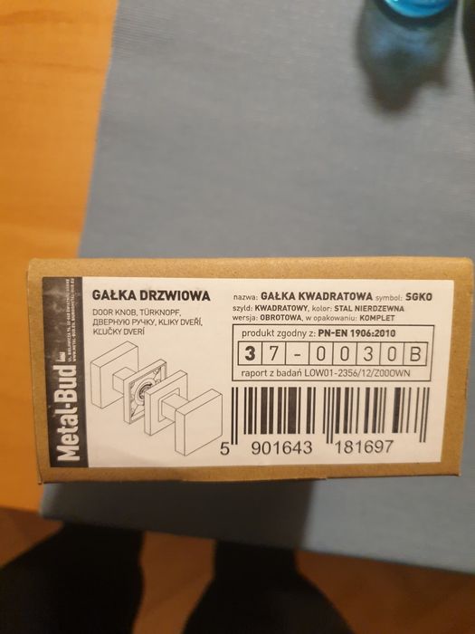 Gałka do drzwi zewnętrznych klamka drzwiowa 2szt.