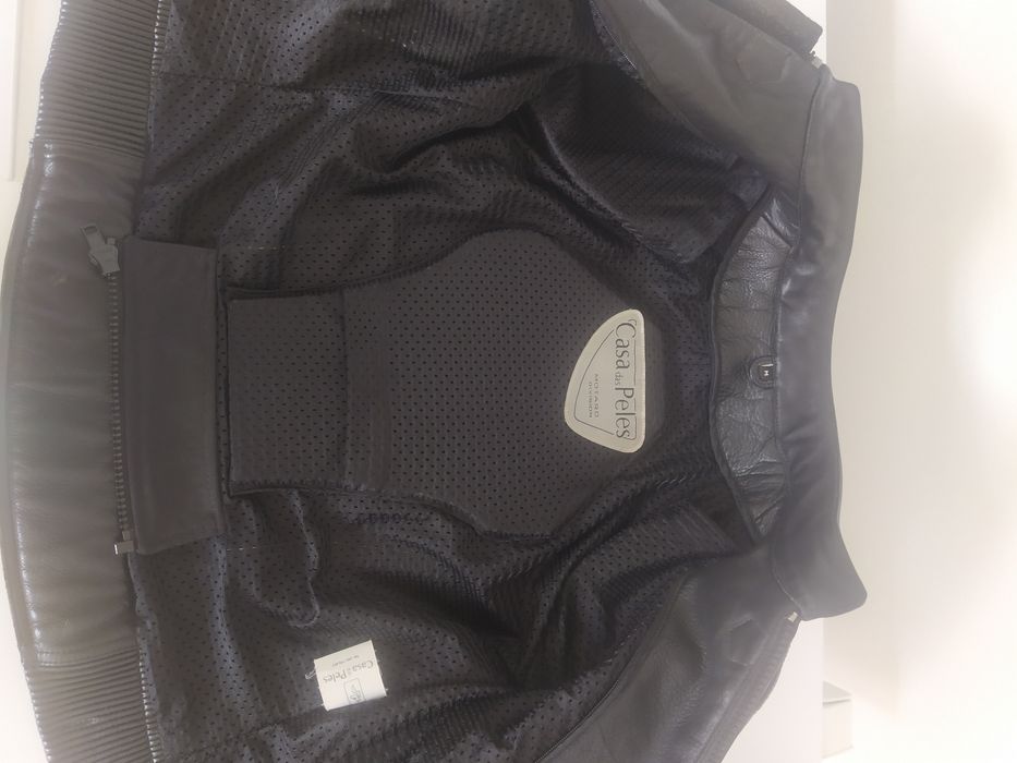 Vendo casaco de mota da Casa das Peles - COMO NOVO