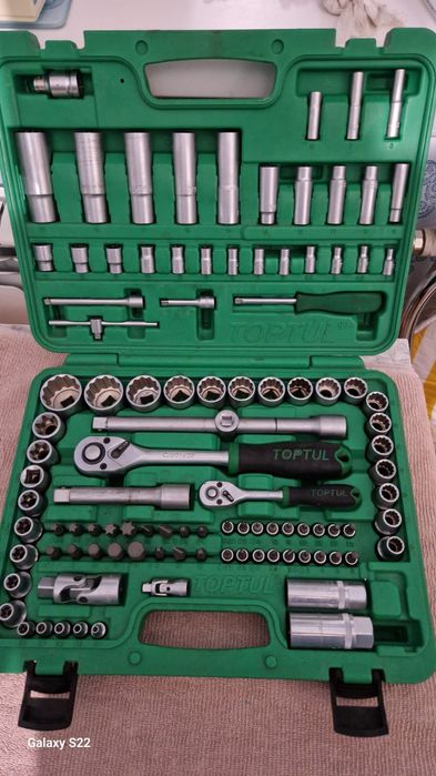 Професійний набір головок TOPTUL 1/4"+1/2", 94 предмети