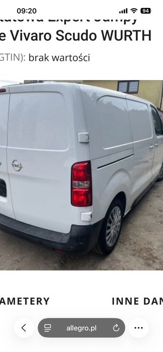 Zabudowa serwisowa warsztatowa Expert Jumpy Proace Vivaro Scudo WURTH