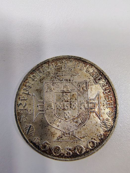 Moeda 50 escudos Prata 1969