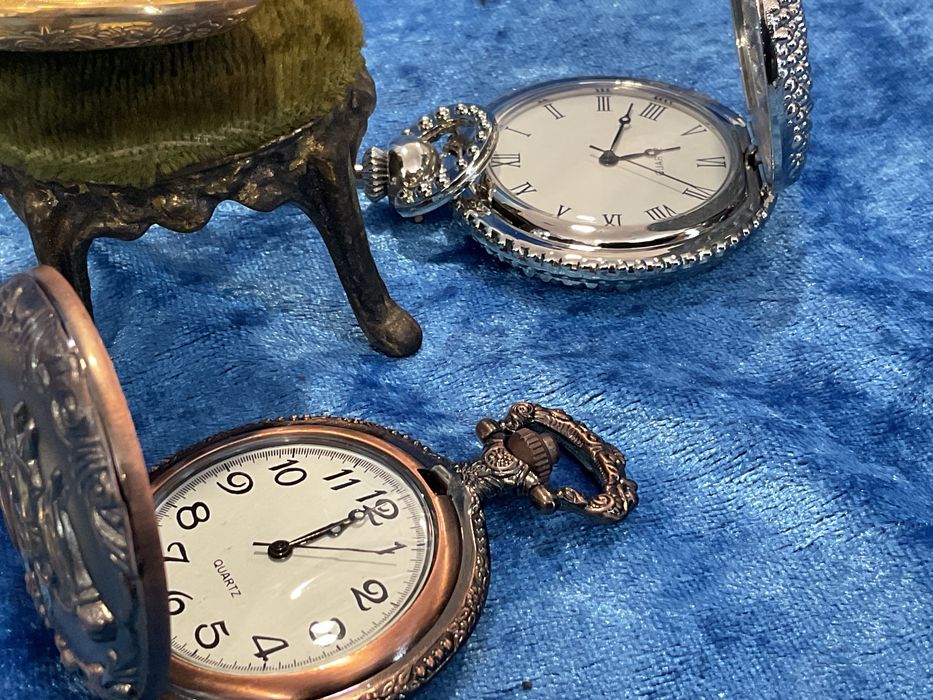 Relógio de bolso quartz a trabalhar de coleção