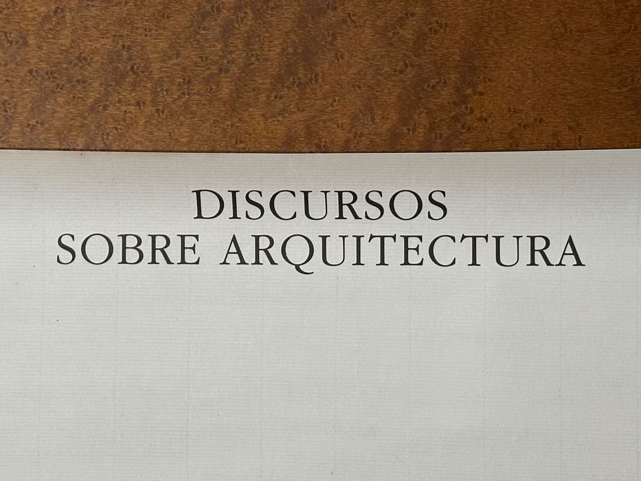 Álvaro Siza Vieira - Cartaz "Discursos Sobre Arquitectura" Autografado
