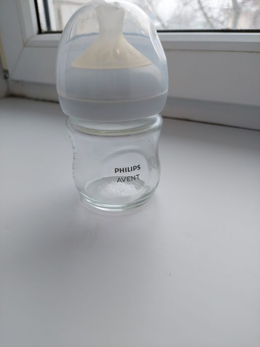 Дитяча скляна пляшечка Avent Natural, 120 мл