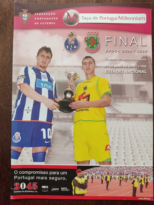 programa/Revista Taça Portugal  FC Porto Paços Ferreira