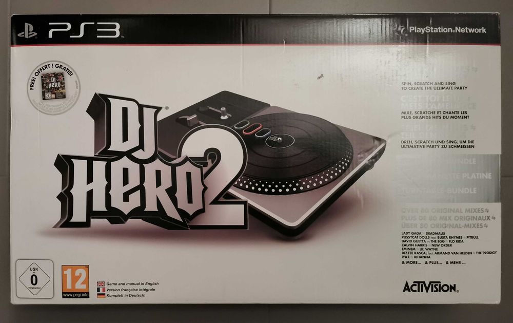 DJ Hero 2, Guitar Hero e Rock Band 3 - Desde 19,90€