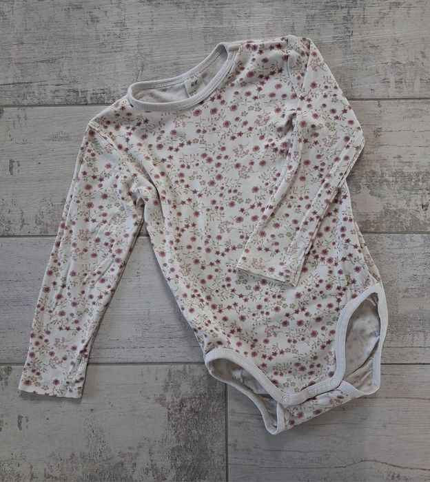 Body z długim rękawem H&M r. 98