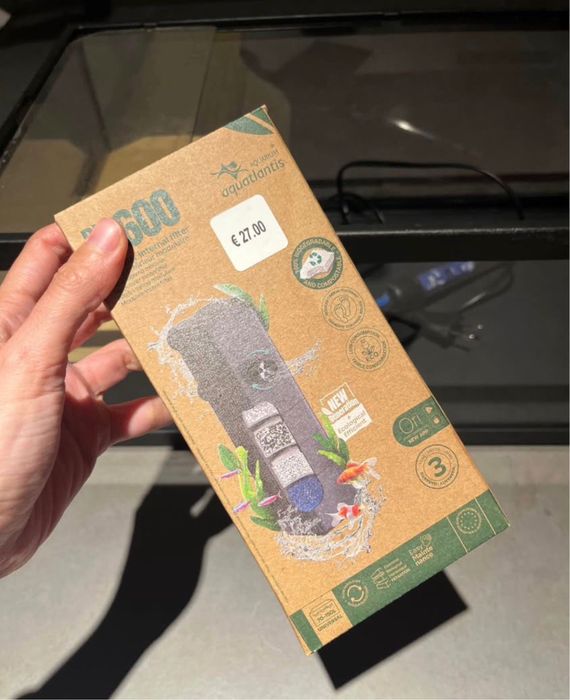 Tartarugueira tortum 55 com filtro e termostato