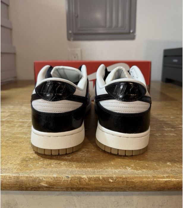 Nike Dunk Low Originals Burgundy Croc (NEW IN BOX)