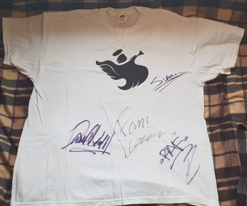 Autograf t-shirt Sander Van Doorn Dubfire Fedde Le Grand Daniel Kand