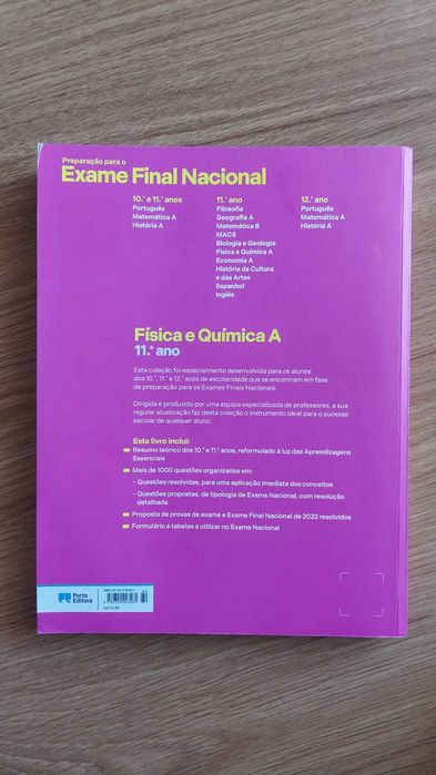 Livro de preparação para exame de Físico-Química