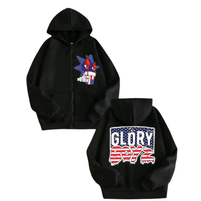 Зип- Худи Glo Gang Logo унисекс гло гэнг толстовка кофта лонгслив New