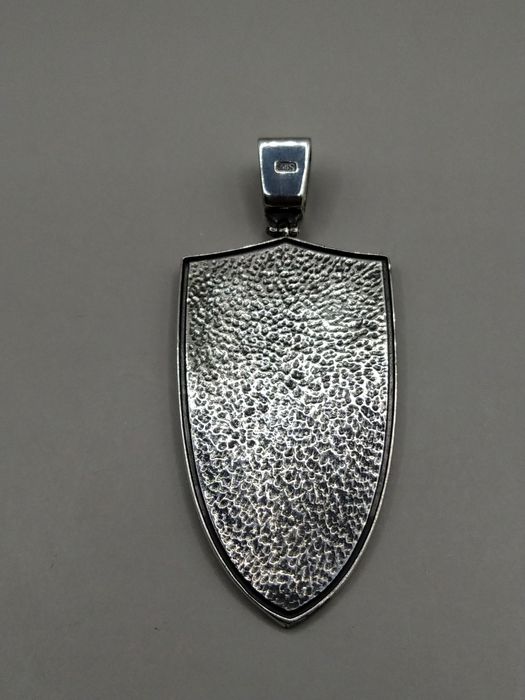 Серебряный кулон Св. Михаила Архистратига