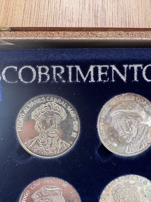 Coleção 20 Medalhas Descobrimentos em Prata 925‰ - Jornal de Notícias - Completa