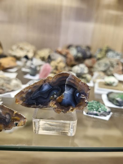 Agat Rudno niebieski wodnisty mszysty