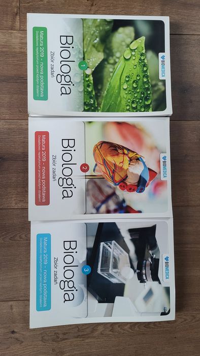 Zbiór zadań Biologia. Matura 2019 Tom 1, 2, 3
