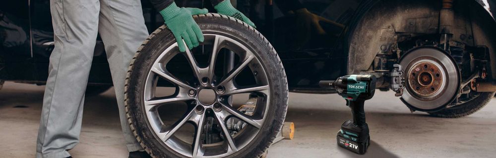 ZESTAW 2w1 Klucz Udarowy akumulatorowy 800Nm bezszczotkowy mocny 21V