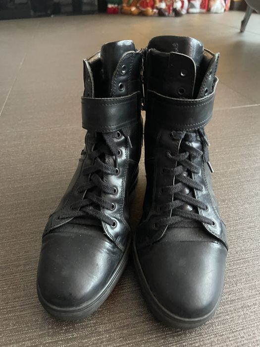 BALDININI sneakersy trampki na koturnie r.39 skóra naturalna