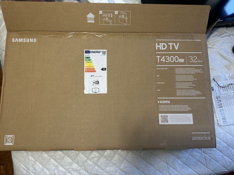 Televisão Samsung 32” (polegadas) smart tv 2023 cor preto. Só por msg