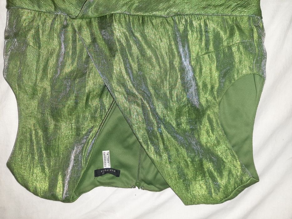 Sukienka  zielona,  krótka MARIPOSA