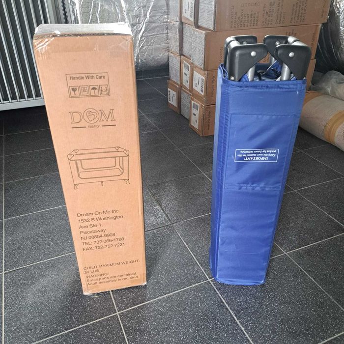 Łóżeczko turystyczne / kojec – nowe, w oryginalnym opakowaniu