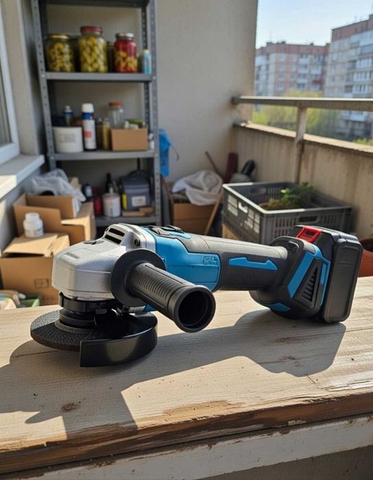 Болгарка і гайковерт акумуляторні 48В 2в1 з акумуляторами кейс