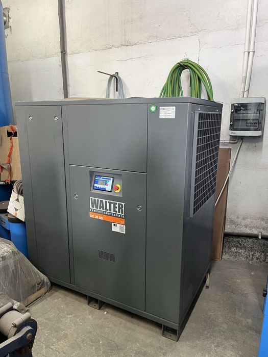 Kompresor śrubowy WALTER SK S – 30 kW, 5,2 m³/min, 8 bar