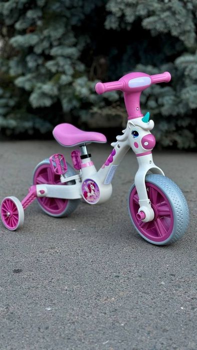 Велосипед трансформер,велобіг, біговел,зі світлом і музикою до 3-х років