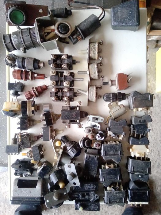 Тумблера и переключатели 12-24 в новые