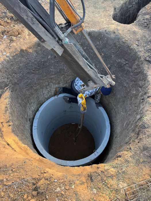 Земляные работы, септик под ключ, монтаж канализации и водопровода