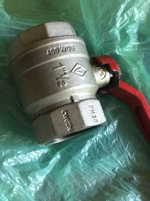 Кран шаровый 1*1/2 дюйма Итальянский