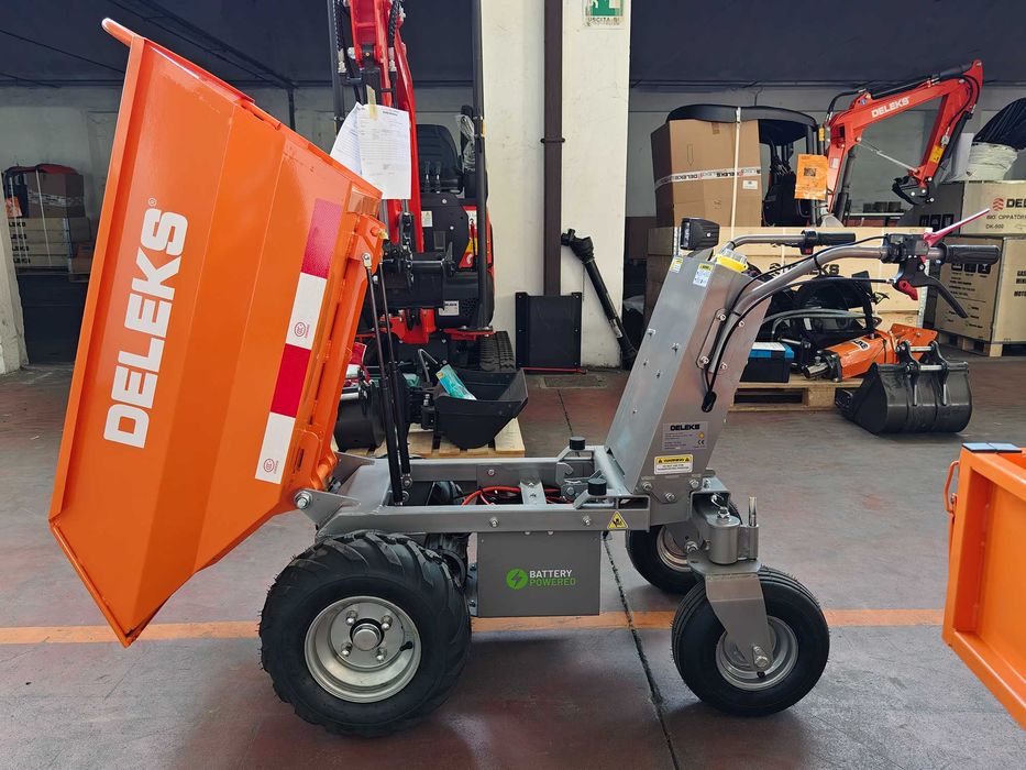 Mini Dumper elétrico XE500e - 1000W - caçamba basc. manual CARGA 500kg