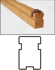 Deski tarasowe Thermo Termo Sosna 26x117 ryflowana i gładka