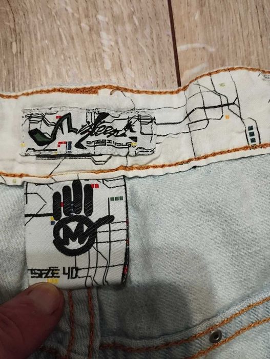 Miskeen Y2K Hip Hop Baggy jeans size 40 skate jeans 56 | W40