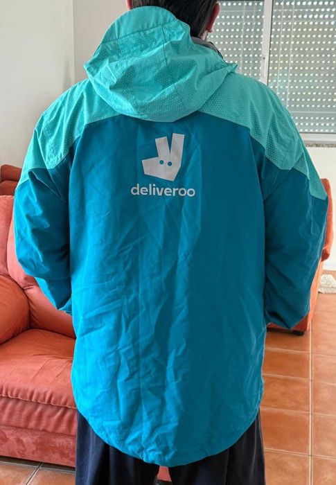Jaqueta impermeável Deliveroo XXXL