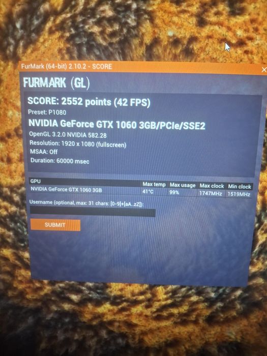 Karta graficzna Gtx 1060 3Gb