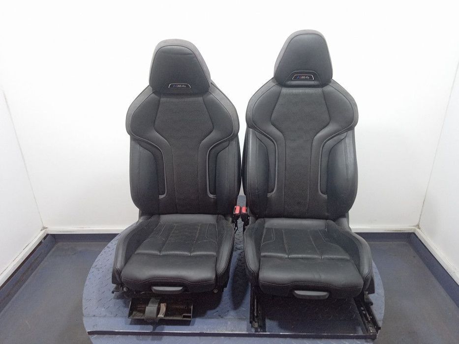 BMW M4 G82 4 G22 FOTELE PRZÓD M POWER MERINO SCHWARZ LKSW