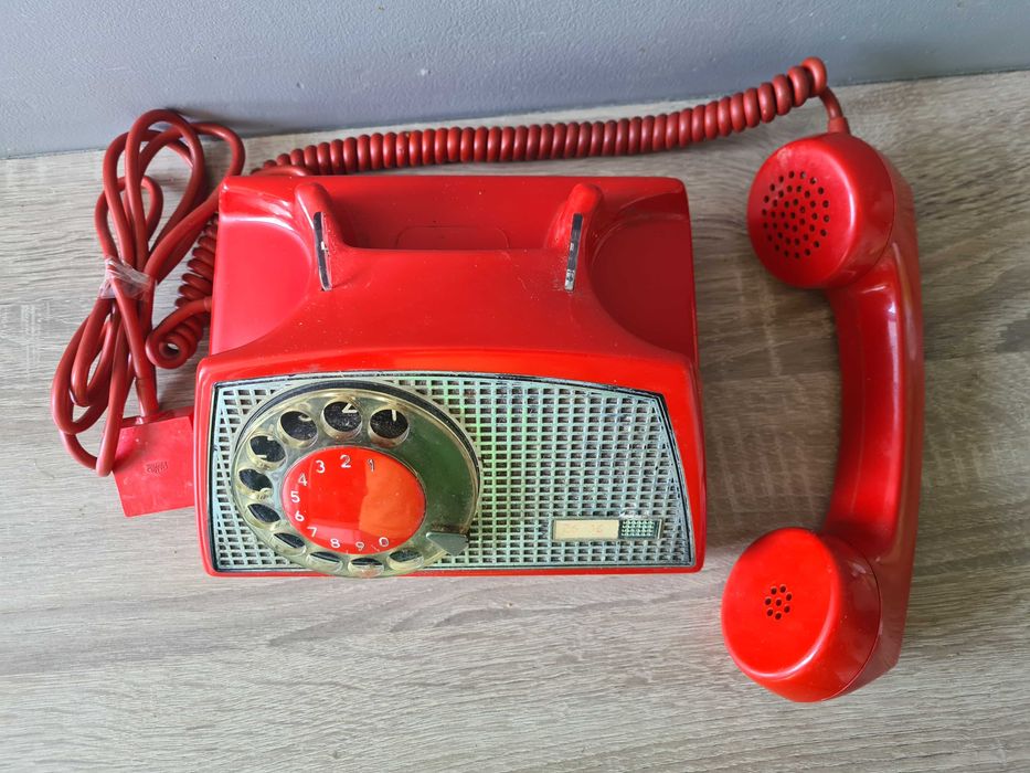 Telefon stacjonarny na tarczę Aster 72 RWT Prl