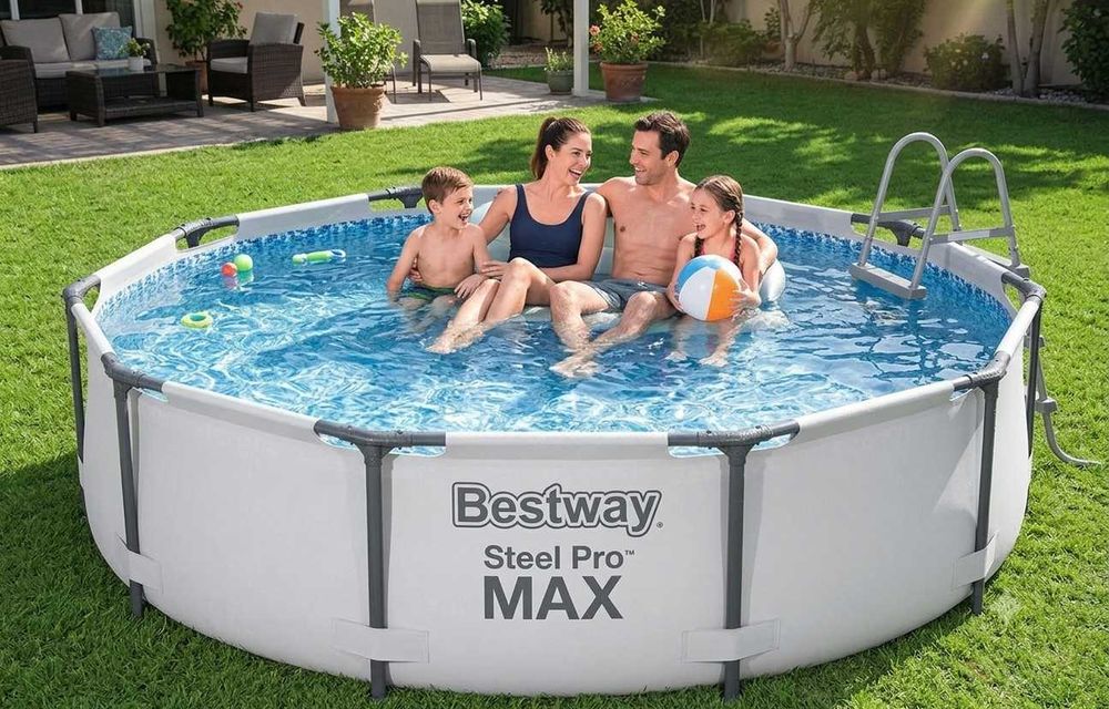 Basen Ogrodowy Stelażowy Okrągły 305 x 76 cm Bestway 56406