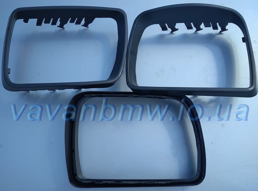 Накладка бокового зеркала БМВ е53, Х5, фиксирующее кольцо, рамка.