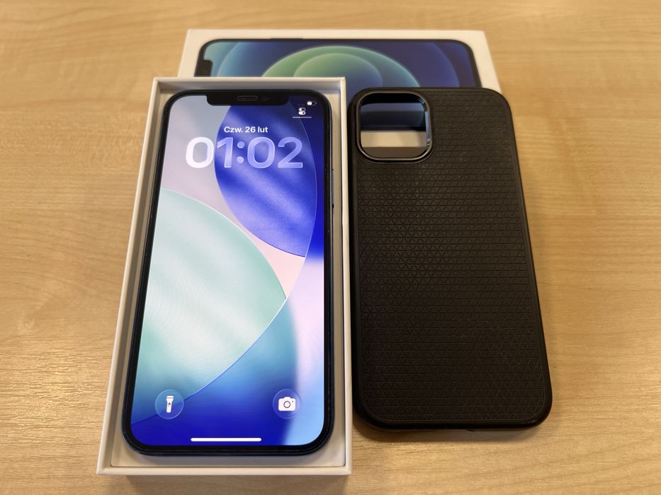 iPhone 12 | 64GB | Niebieski | OKAZJA | Zestaw