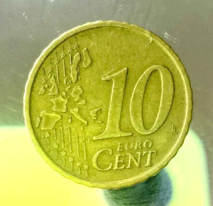 Moeda rara de 1999 10cent euro Espana original.rara