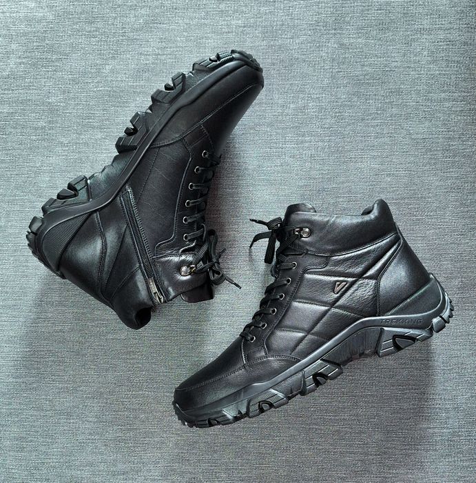 Чоловічі зимові натуральні черевики великого розміру батал 46 47 48 49