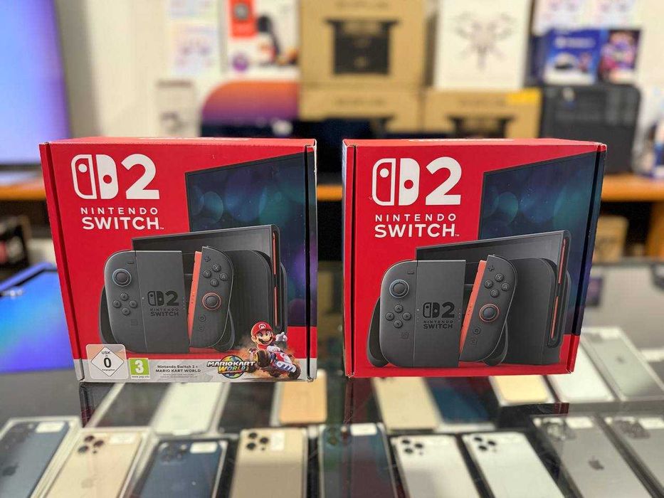 Nintendo Switch 2 Black Mario Kart World Bundle  нові-запаковані