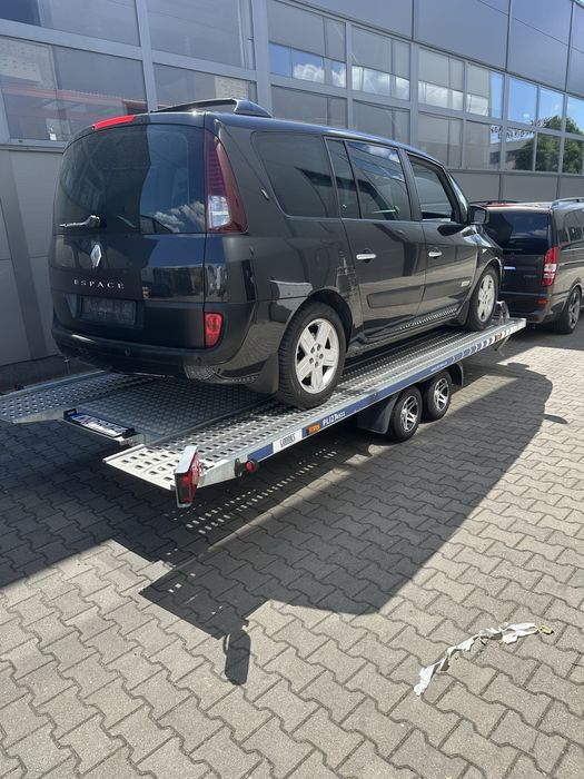 Laweta uchylna 4.5 x 2.0m DMC 2700kg wynajme wynajem przyczepa