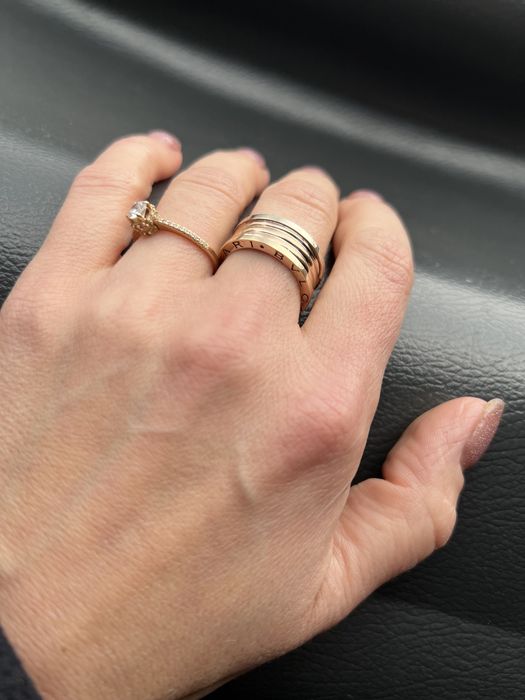 Кольцо золотое bvlgari